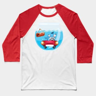 No Parking -shark Baseball T-Shirt